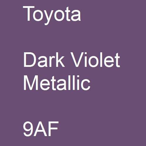 Toyota, Dark Violet Metallic, 9AF.